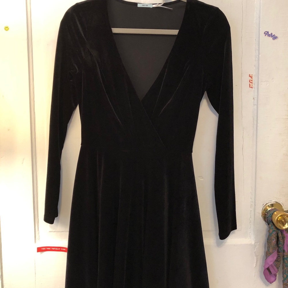 Velvet Kimchi Blue Mini Dress